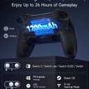 EasySMX S10 Elite Wireless Controller for Switch 2 with One-Key Wake-Up, Hall Effect Anti-Drift Joysticks, Programmable Buttons, HD Rumble, Motion Control and NFC, Multi-platform Controllers