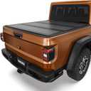 OEDRO Hard Tri-Fold Low-Profile Tonneau Cover Fit for Jeep Gladiator 2020 2021 2022 2023 2024 2025 2026 5ft Bed, One-Handed Quick Release