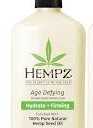Hempz Age Defying Body Moisturizer, 17 Fl Oz, 1Pack Bundle - Daily Herbal Moisturizer, Shea Butter Anti-Aging - Body Lotion, Hemp Extract Lotion - Skin Care Products, 100% Pure Organic Hemp Seed Oil