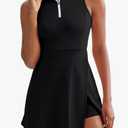 Sexyasasii Tennis Dresses for Women Golf Dresses with Built in Shorts Sleeveless Workout Athletic Dress with Pockets, Size: Small