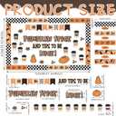 Honoson Fall Thanksgiving Coffee Bulletin Board Decorations Set Coffee Cup Bulletin Board Classroom Decoration Autumn Pumpkin Spice Paper Cutouts for Thanksgiving Fall Party Blackboard Wall Decor