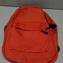 Black Basic School Canvas Backpacks for Boys Girls 15.6 Inch Travel Water Resistant Bookbag Black