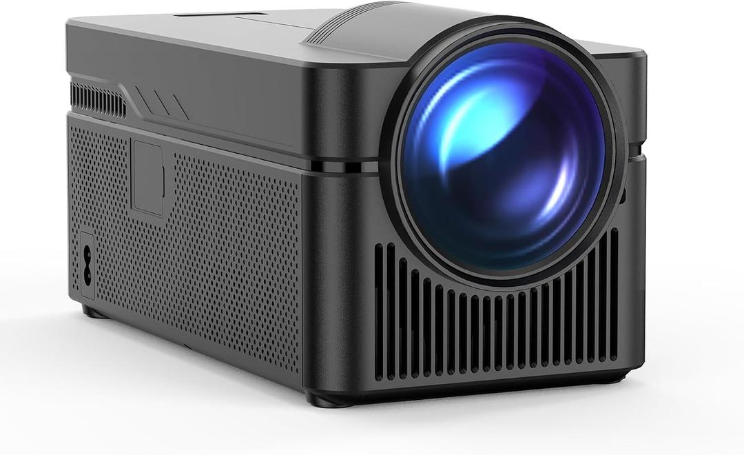 [Electric Focus] Smart Projector 4K Support 700 ANSI, Mini Projector with Wifi and Bluetooth, Ultra Short Throw, Built-in Android 13, Auto Correction Proyector for Home Theater/Outdoor HY450NTV (Black)