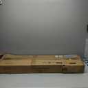 Claiks Electric Standing Desk, Adjustable Height Stand up Desk, 24x48 Inches Sit Stand Home Office Desk with Splice Board, Black Frame/Rustic Brown Top