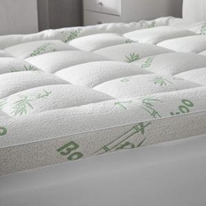 Cooling Mattress Topper - Queen Size | Plush Pad Mattress Topper for Back Pain Relief, 8-21" Deep Pocket | Viscose Made from Bamboo Pillow Top | Bedroom Essentials