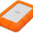 LaCie Rugged Mini, 2TB, 2.5 inches, Portable External Hard Drive, External Storage, for PC and Mac, Shock, Drop and Pressure Resistant, Hard Drive, 2 Year Rescue Services (LAC9000298)