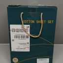 LBRO2M 1000 Thread Count 100% Egyptian Cotton Sheets Set,Queen Size Bed Sheet 4 Piece Sets,Long Staple,16 Inches Deep Pocket,All Season,Bedding Super Soft Comforterble Breathable,Sateen Weave (Black)