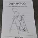 YOLEO Gravity Inversion Table for Back Pain Relief 2026 New Inversion Table w/Heat and Massage Lumbar pad Back Stretcher Machine 300 lbs (Silver)