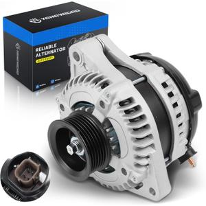 YINAVAGAD 11391 31100-RGW-A01 Alternator 3.5L 3.7L for Honda Ridgeline Pilot 3.5L 2009-2011, Odyssey 3.5L 2008-2010, for Acura ZDX 2010-2013, TSX 2010-2014, TL 2009-2014, RL 09-12, MDX 10-13