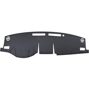 Dashboard Cover for Toyota RAV4 20192025  Custom Fit Carbon Fiber Leather Dash Mat Sun Shade Protector (Black)