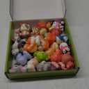 Party Favors for Kids 24PCS Safari Animal Squishy Toys,Goodie Bag Stuffers, Pinata Stuffers,Birthday Gifts for Boys & Girls,Treasure Chest Prizes,Classroom Prizes for Kids