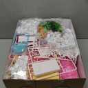 Villa Playset for Girls Ages 3-7, 4-Story 12 Room House with 2 Dolls, Furniture and Accessories, Indoor Playset Girls Toys for Ages 6-8, Pretend Toddler Toy, Birthday Gifts for Kids 4-8