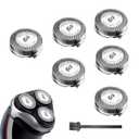 HQ8 Replacement Heads Compatible with Philips Norelco Aquatec Shaving Head Razor, Blades for PT730 AT880 AT811, 6-pc Pack