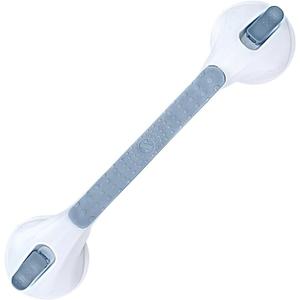 SlipX Solutions 17” Safe Grip Shower Grab Bar, Extra Long Suction Cup Handicap Grab Bars for Seniors, Heavy Duty Pry-Lock Suction Cups for Bathtub, Bathroom Accessories No-Drill, No Tools, Removeable