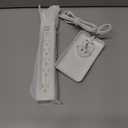 Outlet Cover Extension Cord 3ft, NUTICT Flat Plug Power Strip with USB Ports, 1440J Surge Protector, 3 Prong Extension Cord Indoor, Ultra-Thin Flat Wall Plug Multiple Outlets for Home Office, White