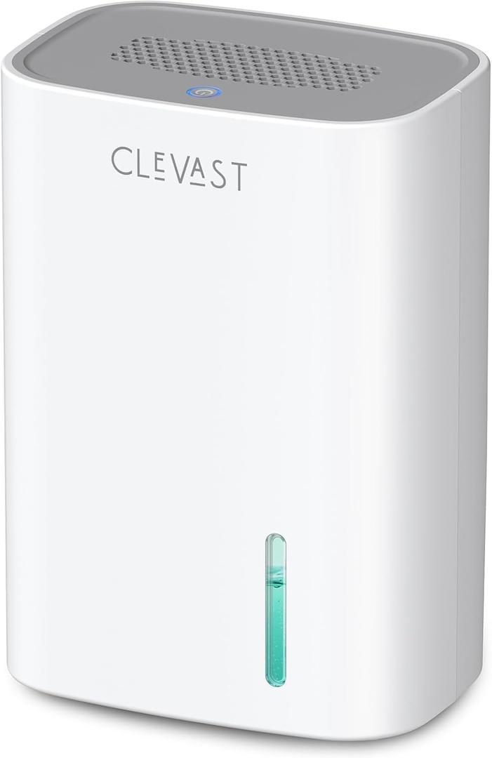 CLEVAST Small Dehumidifier for Home - 30 OZ Mini Quiet Dehumidifiers for Bathroom, Portable Compact Air Dehumidifier for Room, Closet, RV, Camper, House (Not Cordless)