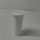 24 oz MERMAID SCALE MATTE TUMBLER- WHITE