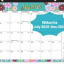 Desk Calendar 2025-2026, AgePlace Large 22" x17" Wall Calendar 2025 Covers June 2025 - December 2026, Monthly Desktop Calendar with Different Watercolor Artwork for Each Month for Home & Office School