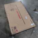 Upholstered Bench, 38" L x 15" W x 19" H, Gray Leather