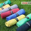 Handy Picks Microfiber Golf Towel (16" X 16") with Carabiner Clip, Waffle Pattern Golf Towel Hook and Loop Fastener - The Convenient Golf Cleaning Towel