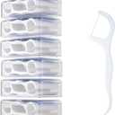 2 x FRESHLIX Dental Floss Picks 300 Count Tooth Picks Flossers Gen 3 Toothpicks Sticks to Remove Plaque & Protect Gingivae for Adults & Kids Teeth Cleaning