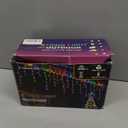 Icicle Lights String Outdoor 40 Meters, 131 Foot, 1680 LED 8 Modes Remote & App