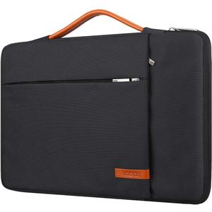 Lacdo 360 Protective Laptop Sleeve Case for 15 inch New MacBook Air M4 A3241 2025, M3 A3114, M2 A2941 2024-2023, 15 inch MacBook Pro A1990 A1707, Dell XPS 15 Plus Computer Bag, Water-Resistant, Black (New MacBook Air 15 Inch)