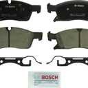 BOSCH BC1455 QuietCast Premium Ceramic Disc Brake Pad Set - Compatible with Select Dodge Durango; Jeep Grand Cherokee; Mercedes-Benz GL350, GLE300d, GLE350, ML250, ML350, ML400; FRONT
