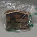 Hamiledyi Hamster Hideout Small Wooden House Natural Wood Rat Hut Hamster Bridge for Dwarf Mouse Playing Hiding