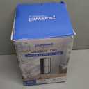 Purewell 3Stage Gravity Fed Water Filter System, 2.25 Gallon Stainless Steel Countertop System with 2 Washable Ceramic Filters and Stand, Reduce up to 99% Chlorine, PWOBT