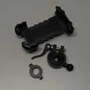 Lamicall Bike Phone Holder, Motorcycle Mount - Motorcycle Phone Holder, Handlebar Cell Phone Clamp, Scooter Phone Clip for iPhone Air 17 Pro Max, 16 15 Pro Max Plus, S20, More 4.7 to 6.8" Smartphones (Black)