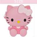 Kawaii Crossbody Handbag with Adjustable Shoulder Strap, Zipper Cute Mini Anime Coin Wallet