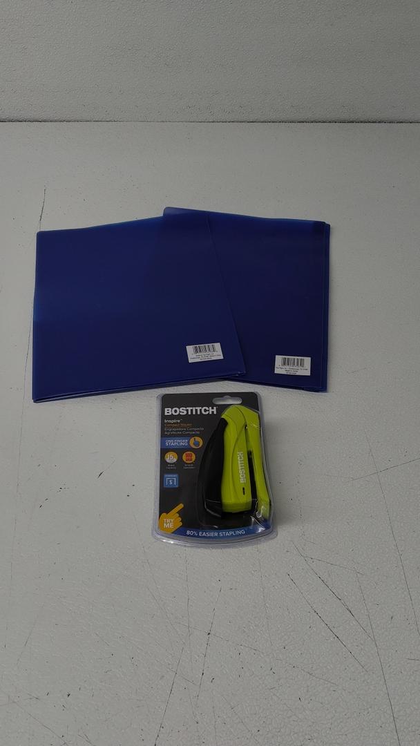 Folders 2 Pack & Stapler 1 Pack