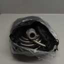 50Ft Metal Garden Hose, Durable Stainless Steel, Flexible And Lightweight, Kink And Tangle Resistant, With 10-Way Nozzle, 3/4 Metal Fittings, And Stop Valve, Silver