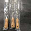 Kings County Tools Set of Three 8" Woodworking Rasps | Flat, Round, & Half Round | High Quality Steel Material | Durable and Long-Lasting | 4" Beech Wood Handle