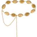 Voenkca Western Belts for Woman-Cowgirl-Cowboy-Country-Chain-Belt