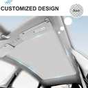 Tesla Model Y Sunshade Roof Foldable Glass Roof Shade with Nano Ice-Crystal Coatings, UV Protection, No Sag/Gaps, Heat Insulation for Tesla Model Y 2020-2024, Not Suitable for 2025 2026 Juniper