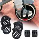 Adjustable Tricycle Pedal Adapters for Toddlers, with Riser Blocks & Secure Anti-Slip Straps, Tricycle Pedal Stabilizers, No Drilling Required, Easy Installation, Fit for Toddler Most Standard Trikes