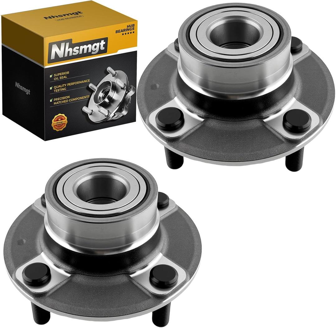 Pair Rear Wheel Bearing Hub Assembly Fit For Hyundai Elantra 2001-2006, fit Kia Spectra / Spectra5 2005-2009 Non-ABS 512194 4-Lug