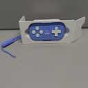 8Bitdo Micro Bluetooth Gamepad Pocket-sized Mini Controller for Switch, Android, and Raspberry Pi, Supports Keyboard Mode (Blue)