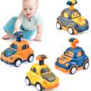 soi-meme Car Toys for Toddlers 2 3 Year Old Boy Girl First Birthday Gifts for Toddler Toys Age 2 3 Year Old Boy Birthday Gift for Infant Toddlers
