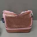 Wildkin Two Compartment Insulated Lunch Bag for Kids – School & Travel Ready - Pink Glitter