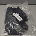 CHARTOU Women's Short Sleeve Bow Tie Wide Leg Cropped Capri Romper Palazzo Pants Jumpsuit (Black, XS)