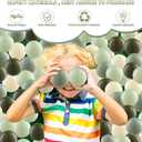 Ball Pit Balls, Safe Non-Toxic BPA-Free Crush-Proof Plastic Balls for Toddlers, Gift for Kids Birthday & Christmas, for Indoor Playpens, Party Decorations & Amusement Activities, 50 Count
