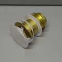 Brass Freestanding Tub Drain, Pop Up Freestanding Tub Drain Plug, Fits Most Freestanding Tub Drain Kits (Brushed Gold)