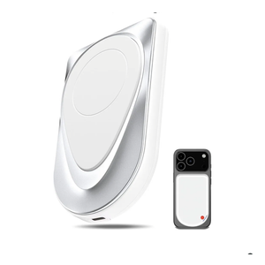 Magnetic Portable Charger, 10000mAh Wireless Power Bank USB-C Cable, MagSafe-Compatible Battery,Portable Charger Power Bank for iPhone 17/16/15/14/13/12 Series, Samsung,Android (White)