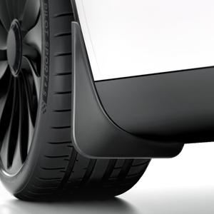 REEVAA 2025 Tesla Model 3 Highland Accessories - Mud Flaps [Protect Paint, No Drilling Required] All-Weather Mud Guard Body Kits for Model 3 Highland 2024-2025, Black (Set of 1)