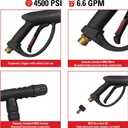 Simpson Cleaning Universal Pressure Washer Gun with Side Assist Handle for Cold Water Machines Use up to 4500 PSI