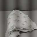 Mr. Pen- Christmas Tree Skirt 36 inches, White Faux Fur Christmas Tree Skirts with Silver Snowflakes