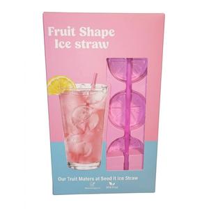 Ice Cube Straw Mold, Pack of 4
